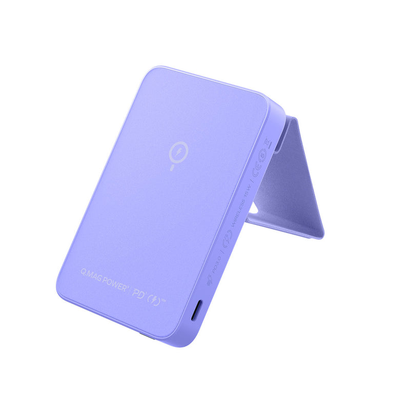MOMAX IP109U Q.Mag Power 9 Magnetic Wireless Charging Power Bank with Stand 5000mAh  شاحن ماكسيف مع ستاند موماكس