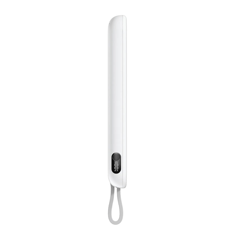 MOMAX IP118MFIW iPower PD3 Power Bank With Lightning Cable 10000mAh, White شاحن طوارئ موماكس