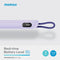 MOMAX IP118U iPower PD3 Power Bank with USB-C Cable 10000mAh, Purple شاحن طوارئ موماكس