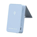 MOMAX IP121B 3081 Q.Mag Power 15 Magnetic Wireless Battery Pack with Stand 10000mAh, Blue بور بانك موماكس