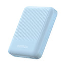 MOMAX IP122B Q.Mag Minimal Magnetic Wireless Battery Pack 5000mAh, Blue شاحن وايرلس ماكسيف موماكس