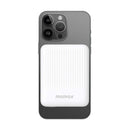 MOMAX IP123W Q.MAG Minimal 2 Magnetic Wireless Power Bank 10000mAh, White شاحن وايرلس ماكسيف موماكس