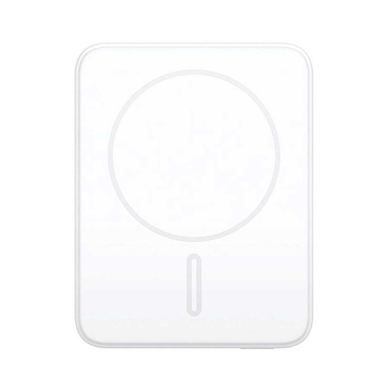 MOMAX IP123W Q.MAG Minimal 2 Magnetic Wireless Power Bank 10000mAh, White شاحن وايرلس ماكسيف موماكس