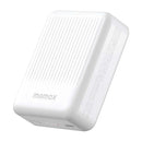 MOMAX IP123W Q.MAG Minimal 2 Magnetic Wireless Power Bank 10000mAh, White شاحن وايرلس ماكسيف موماكس