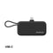 MOMAX IP130D 1-Power Mini 3-in-1 Power Bank 5000mAh, Black شاحن طوارئ موماكس