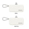 MOMAX IP130W 1-Power Mini 3-in-1 Power Bank 5000mAh, White  شاحن طوارئ موماكس
