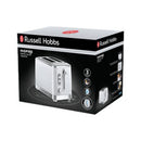 RUSSELL HOBBS Inspire 2 Slice White Toaster, White محمصة خبز روسل هوبس