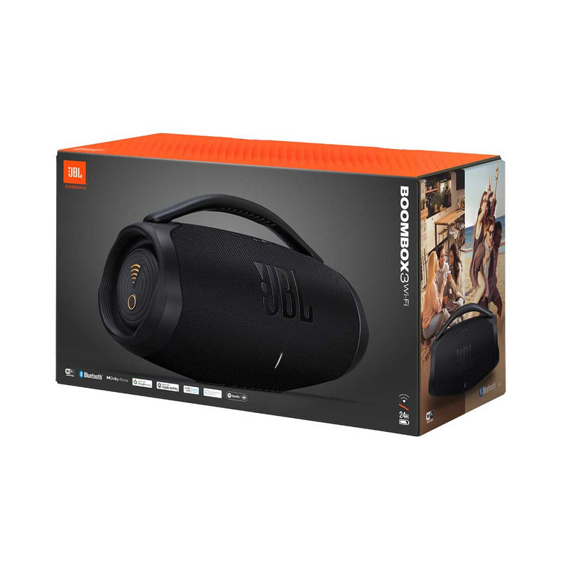 JBL	JBLBB3WIFIBLKUK 7308 Boombox 3 Wi-Fi, Black سماعة وايرلس