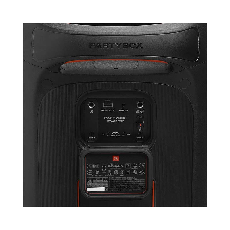 JBL JBLPBSTAGE320UK 6169 PartyBox Stage 320, Black سماعة بارتي بوكس