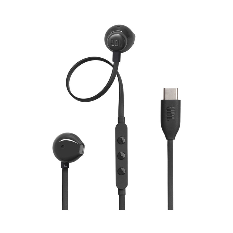 JBL JBLT305CBLK 6485 Tune USB-C Wired, Black سماعة واير