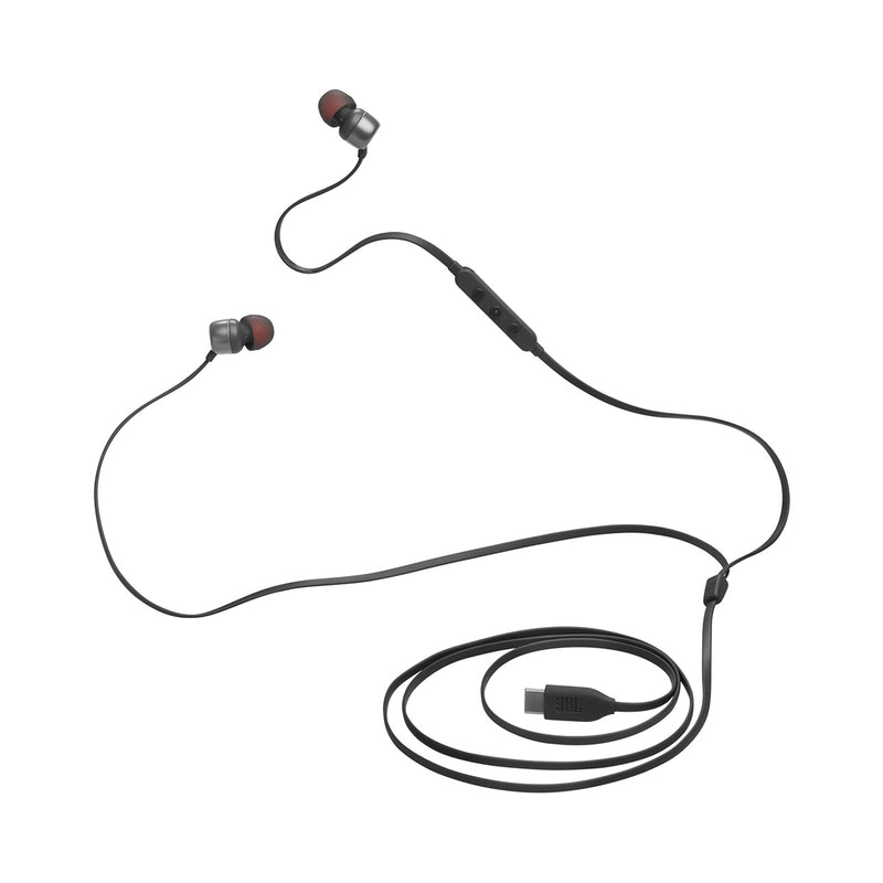JBL JBLT310CBLK 6154 Tune 310C USB, Black سماعة واير