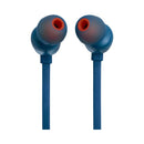 JBL JBLT310CBLU 6483 Tune 310C USB, Blue سماعة واير