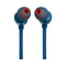 JBL JBLT310CBLU 6483 Tune 310C USB, Blue سماعة واير
