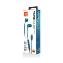 JBL JBLT310CBLU 6483 Tune 310C USB, Blue سماعة واير