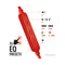 JBL JBLT305CRED 6488 Tune USB-C Wired, Red سماعة واير
