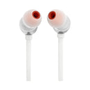 JBL JBLT310CWHT 6155 Tune 310C USB, White سماعة واير