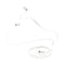 JBL JBLT310CWHT 6155 Tune 310C USB, White سماعة واير