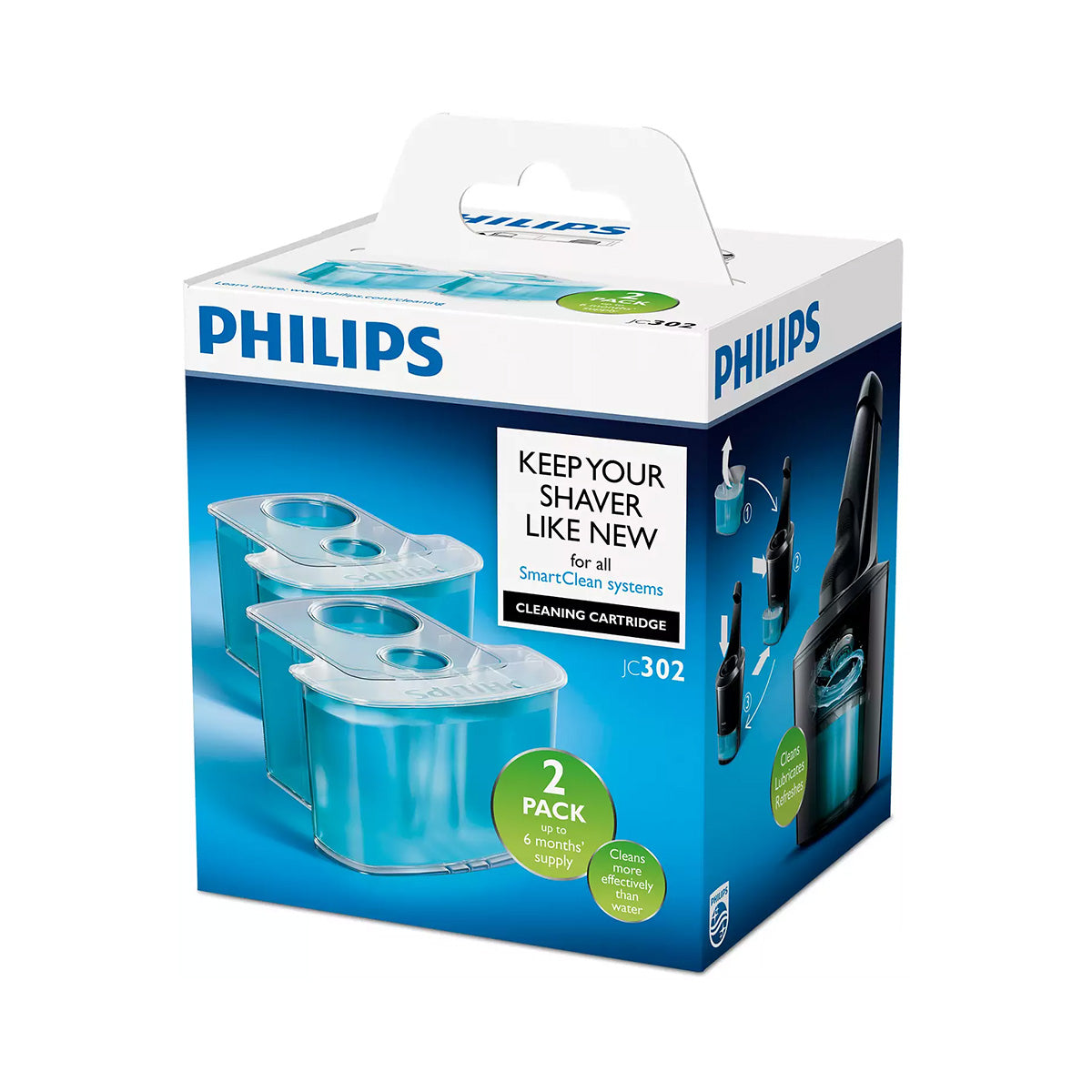 Philips JC302 Cleaning Cartridge 2-pack