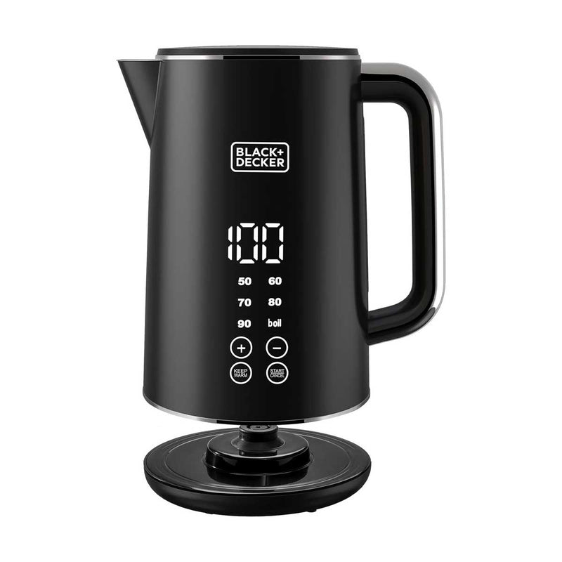 BLACK & DECKER JCD200-B5 Touch Screen Digital Kettle  غلاية رقمية 6 اعدادات مسبقة لدرجة الحرارة