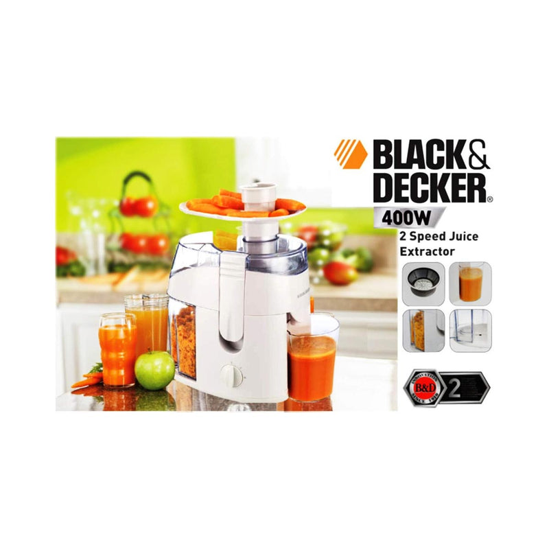 BLACK & DECKER JE400-B5 843 Juice Extractor معصارة
