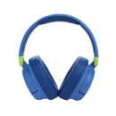 JBL JBLJR460NCBLU 6139 JR 460NC Wireless Over-Ear Noise Cancelling Kids Headphones, Blue سماعات مع مايكروفون مدمج