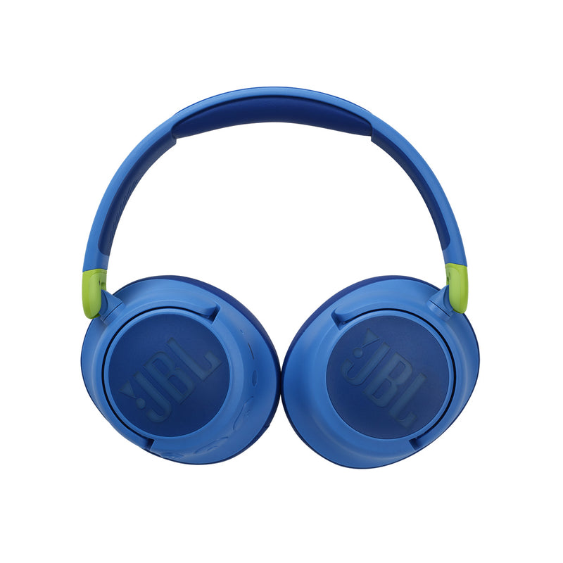 JBL JBLJR460NCBLU 6139 JR 460NC Wireless Over-Ear Noise Cancelling Kids Headphones, Blue سماعات مع مايكروفون مدمج