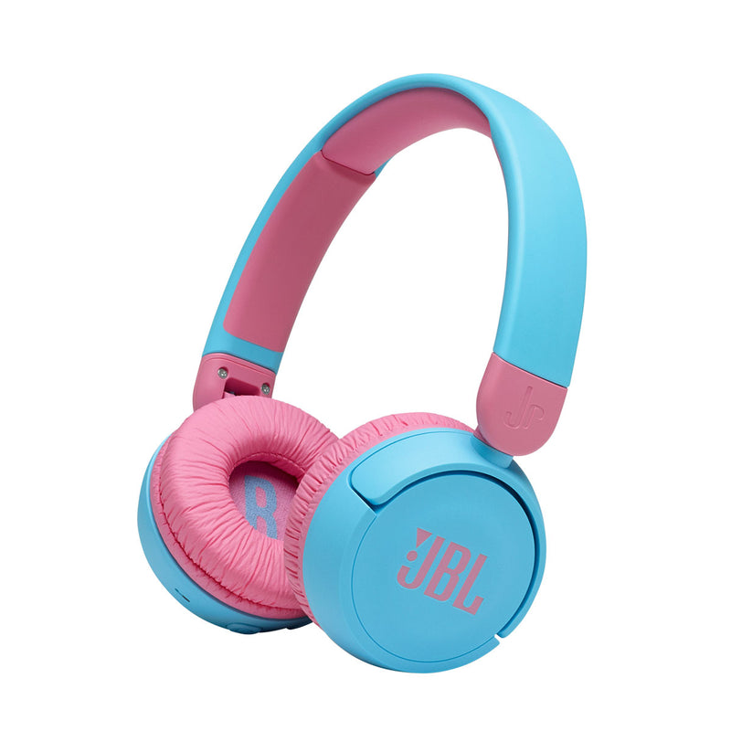 JBL JBLJR310BTBLU 6050 JR310BT Wireless Bluetooth On-Ear Kids Headphones, Blue  سماعات رأس لا سلكية للاطفال