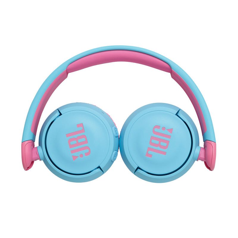 JBL JBLJR310BTBLU 6050 JR310BT Wireless Bluetooth On-Ear Kids Headphones, Blue  سماعات رأس لا سلكية للاطفال