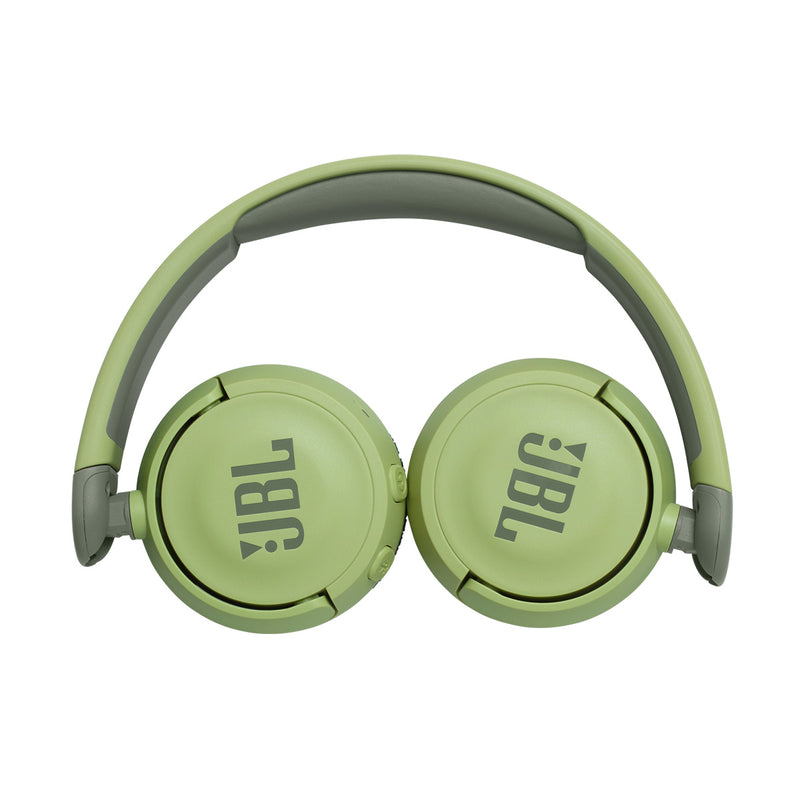 JBL JBLJR310BTGRN 6051 JR310BT Wireless Bluetooth On-Ear Kids Headphones, Green سماعات رأس لا سلكية للاطفال