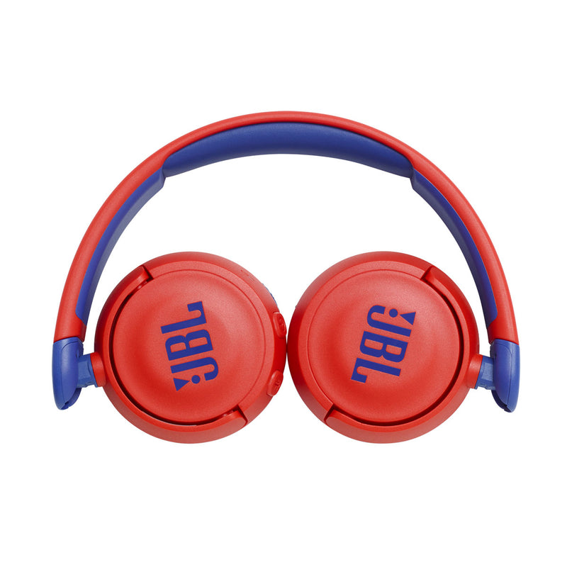 JBL JBLJR310BTRED 6052 JR310BT Wireless Bluetooth On-Ear Kids Headphones, Red سماعات رأس لاسلكية للاطفال