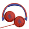 JBL JBLJR310RED 6053 JR310 Wireless Bluetooth On-Ear Kids Headphones, Red سماعات رأس للاطفال