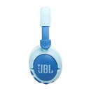 JBL JBLJR470NCBLU  7303 JUNIOR 470NC Wireless Over-Ear Noise Cancelling Kids Headphones, Blue سماعات رأس لاسلكية مع خاصية الغاء الضوضاء