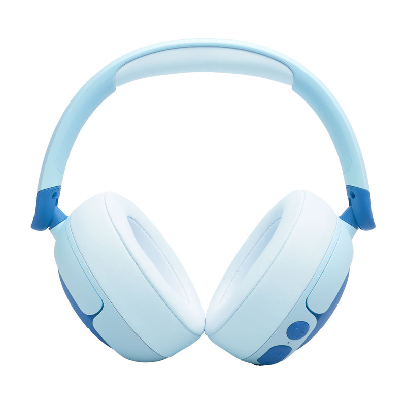 JBL JBLJR470NCBLU  7303 JUNIOR 470NC Wireless Over-Ear Noise Cancelling Kids Headphones, Blue سماعات رأس لاسلكية مع خاصية الغاء الضوضاء
