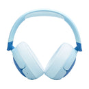 JBL JBLJR470NCBLU  7303 JUNIOR 470NC Wireless Over-Ear Noise Cancelling Kids Headphones, Blue سماعات رأس لاسلكية مع خاصية الغاء الضوضاء