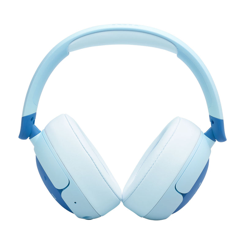 JBL JBLJR470NCBLU  7303 JUNIOR 470NC Wireless Over-Ear Noise Cancelling Kids Headphones, Blue سماعات رأس لاسلكية مع خاصية الغاء الضوضاء