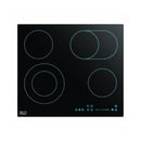 DLC K-604TAP Built-In 4 Laser Burners Electric Cooker, Black