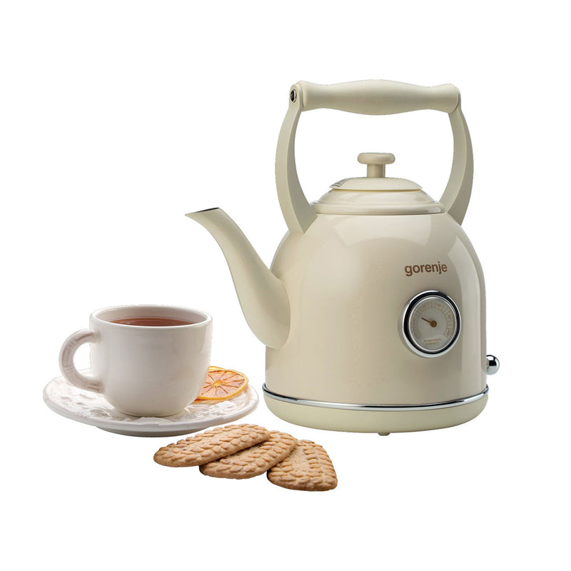 GORENJE  K17CLIN Gooseneck spout electric kettle, Dirty White  غلاية كهربائية جورنجي