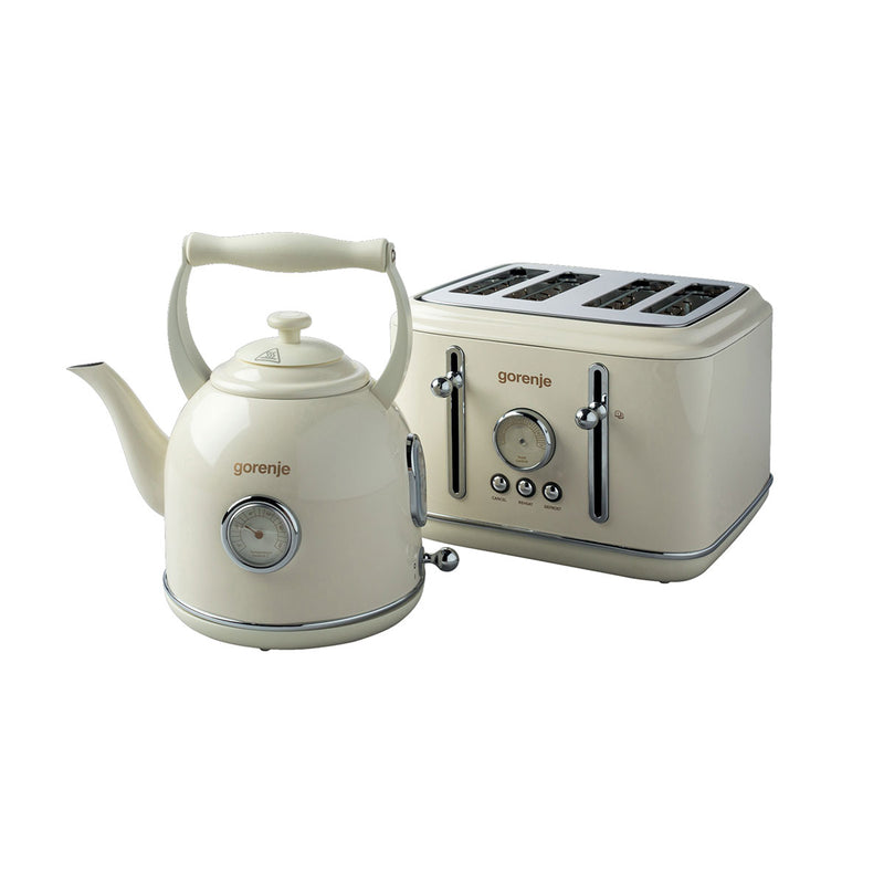 GORENJE  K17CLIN Gooseneck spout electric kettle, Dirty White  غلاية كهربائية جورنجي