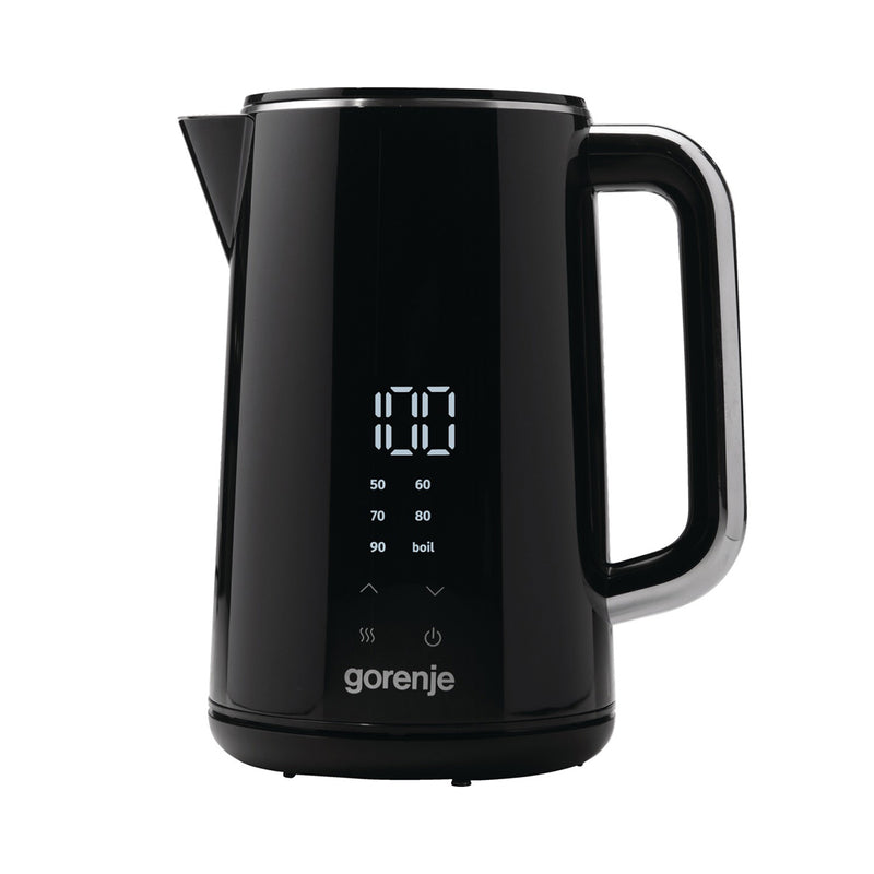 GORENJE K17DWDII Digital Electric Kettle, Black غلاية كهربائية رقمية جورنجي