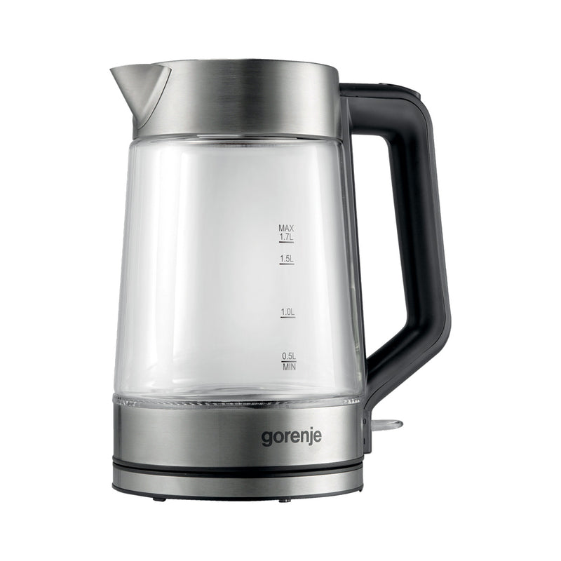 GORENJE K17GED 1.7L Electric Kettle Large Capacity, Silver غلاية كهربائية ذات سعة كبيرة جورنجي