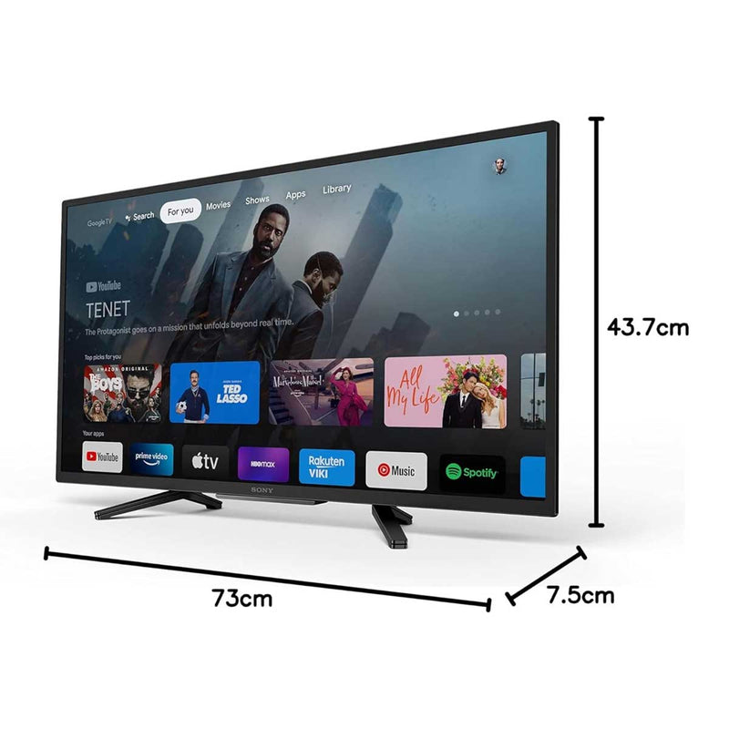 SONY KD-32W830K Series Smart HD 60Hz, 32 Inch