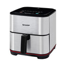 SHARP KF-AF70RT-S3 Air Fryer 7 L, Silver قلاية هوائية شارب