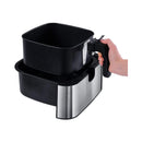 SHARP KF-AF70RT-S3 Air Fryer 7 L, Silver قلاية هوائية شارب