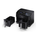 SHARP KF-DF80RT-K3 8L Double Basket Air Fryer, Black مقلاة هوائية مزدوجة السلة شارب