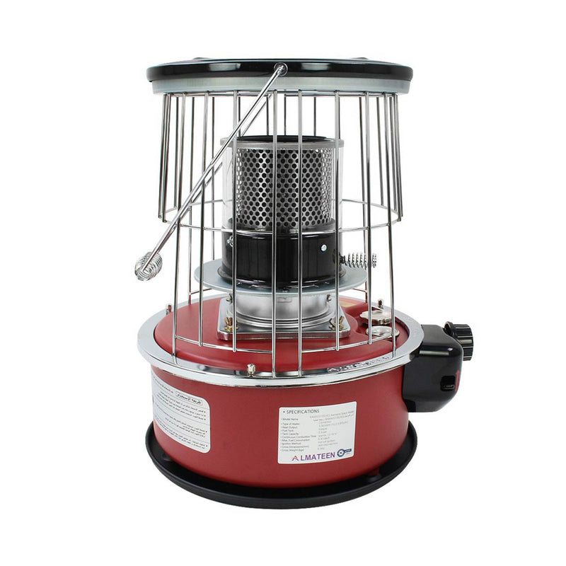 ALMATEEN KHMA3310G-KO-RE Oil heater, Red مدفئة المتين