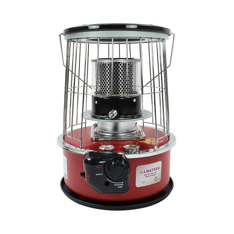 ALMATEEN KHMA3310G-KO-RE Oil heater, Red مدفئة المتين