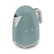 SMEG KLF03EGMEU Electric Kettle 50's Style Aesthetic, Emerald Green غلاية