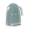 SMEG KLF03EGMEU Electric Kettle 50's Style Aesthetic, Emerald Green غلاية