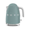 SMEG KLF03EGMEU Electric Kettle 50's Style Aesthetic, Emerald Green غلاية