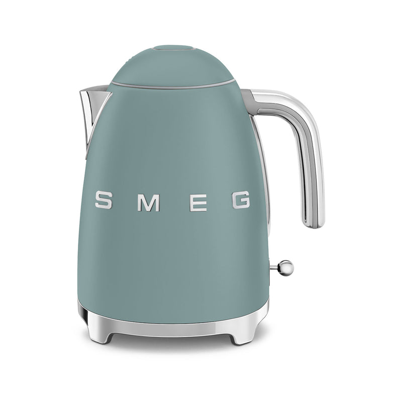 SMEG KLF03EGMEU Electric Kettle 50's Style Aesthetic, Emerald Green غلاية